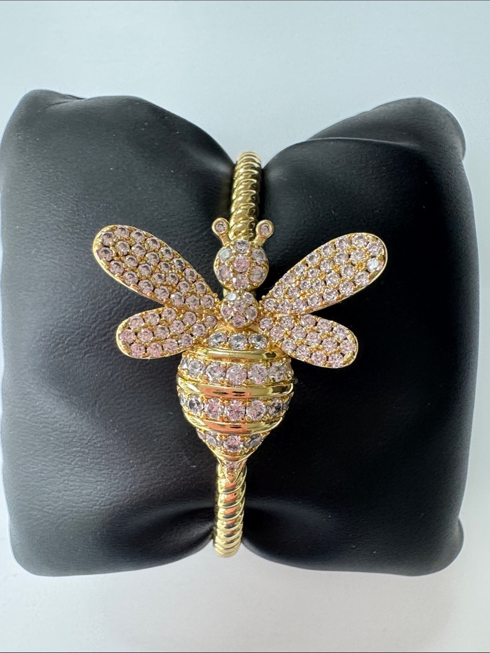 Park Lane Gold Bee Pavé Crystal Bracelet